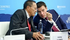 Андрей Слепнев рассказал на ВЭФ о климатической повестке ЕАЭС и перспективах сотрудничества с Монголией